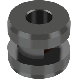 GGB EP64 thermoplastic double flanged special bearing